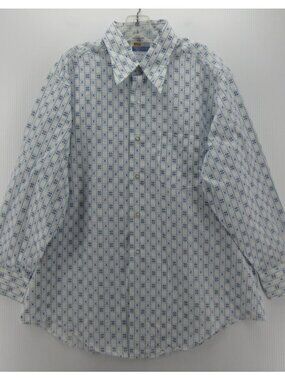 VGT Grants wear Shirt Men 17 70s Mod Leisure Disco AOP Dagger Collar